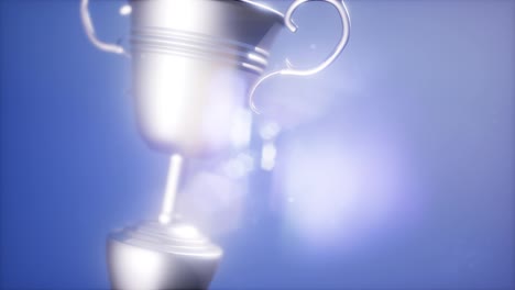 4K-Super-slow-motion-Champion-trophy-cup